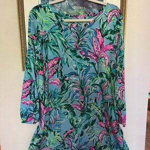 Lilly Pulitzer XXL Dress blue, teal and pink